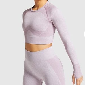 Gymshark long sleeve crop top